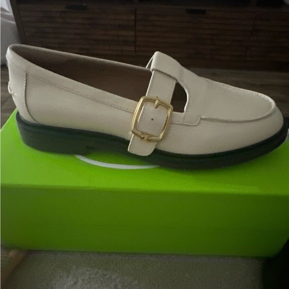 SAM EDELMAN ELAINA T-STRAP BUCKLE LOAFER